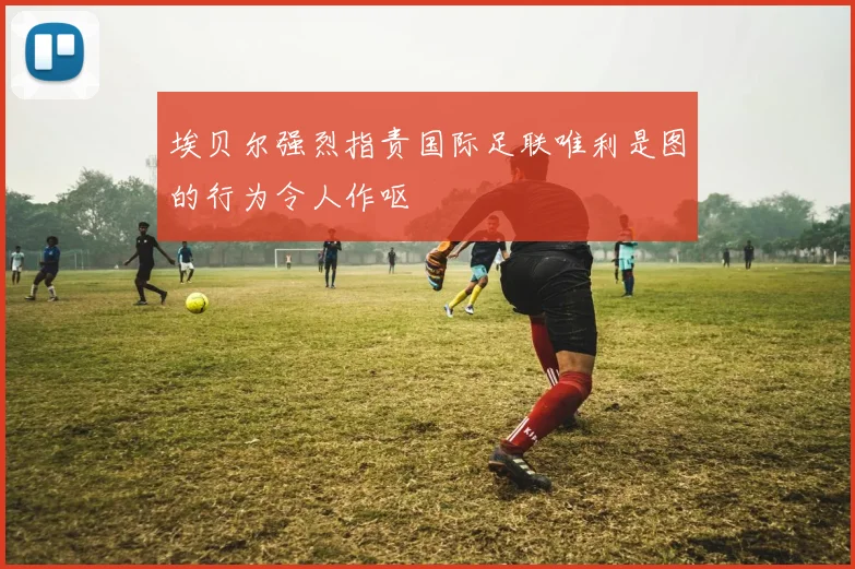 埃贝尔强烈指责国际足联唯利是图的行为令人作呕